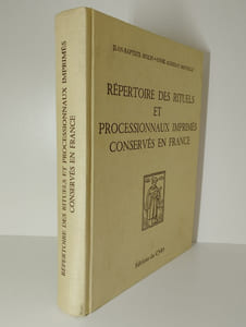 Répertoire des rituels et processionnaux imprimés conservés en France.