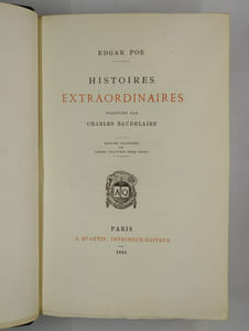 Histoires extraordinaires. Nouvelles histoires extraordinaires. 2 vol.