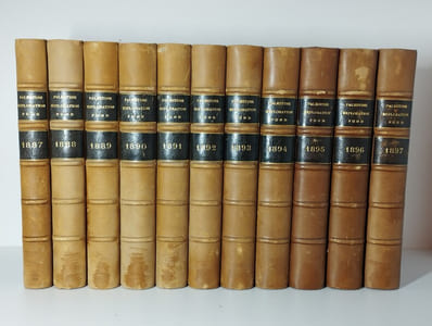 Palestine exploration fund. 11 vol. 1887 - 1897.