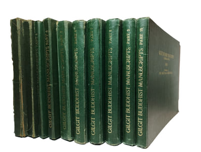 Gilgit Buddhist Manuscripts (Facsimile edition). Part 1-10. Sata-pitaka series. Indo-asian literatures. Vol 10. COMPLET en 10 vol.