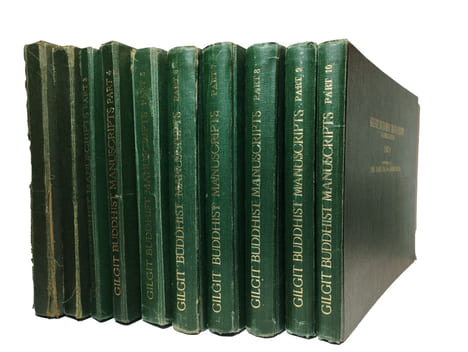 Gilgit Buddhist Manuscripts (Facsimile edition). Part 1-10. Sata-pitaka series. Indo-asian literatures. Vol 10. COMPLET en 10 vol.. VIRA Raghu, ...