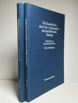 Die handschriften des 8. bis 11. jahrhunderts der staatsbibliothek Bamberg. COMPLET en 2 vol. Teil 1: texte [teil 2: Abbildungen].. SUCKALE-REDLEFSEN ...