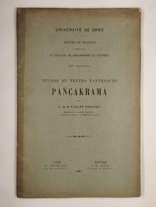 Etudes et textes tantriques. Pancakrama.