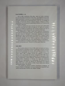 La mort selon la bible dans l'antiquité classique et selon le manichéisme. Actes d'un colloque de Louvain-La-Neuve.