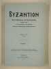 Byzantion. Revue internationale des &eacute;tudes byzantines. Tome XLVI (1976). Fascicules 1 et 2.. COLLECTIF,