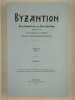 Byzantion. Revue internationale des &eacute;tudes byzantines. Tome LI (1981). Fascicules 1 et 2.. COLLECTIF,