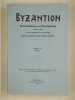 Byzantion. Revue internationale des &eacute;tudes byzantines. Tome LVI (1986).. COLLECTIF,