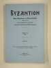Byzantion. Revue internationale des &eacute;tudes byzantines. Tome LVII (1987). Fascicules 1 et 2.. COLLECTIF,