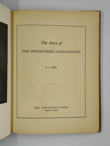 The story of the Swedenborg manuscripts