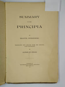 Summary of the principia.