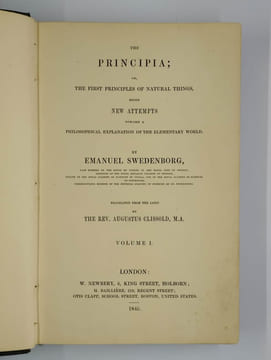 The Principia or the first principles of natural things, being new attempts toward a philosophical xplanation of the elementary world. COMPLET en 2 ...