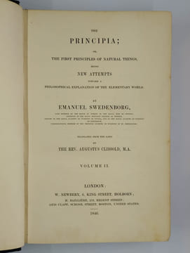 The Principia or the first principles of natural things, being new attempts toward a philosophical xplanation of the elementary world. COMPLET en 2 ...