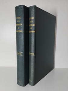 The letters and memorials of Emanuel Swedenborg. COMPLET en 2 vol. 1709-1748. [1748-1772].