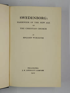 Swedenborg: harbinger of the new age of the christian church.