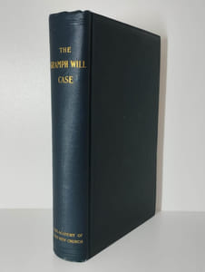 The Kramph Will case: the controversy in regard to Swedenborg's work on conjugial love.