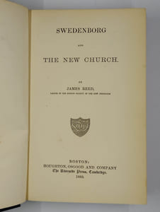 Swedenborg and the new church.