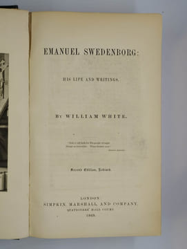 Emanuel Swedenborg: his life and writings.. WHITE William,