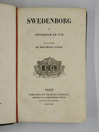 Swedenborg ou Stockholm en 1756.