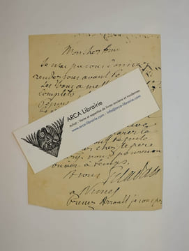 PELADAN Joséphin. Lettre autographe signée, non datée, à un ami.. PELADAN Joséphin,