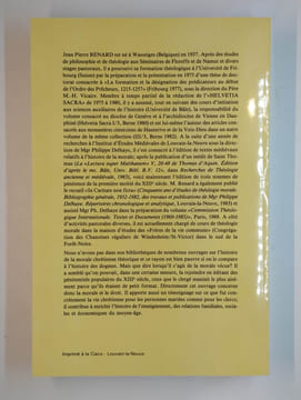 Trois sommes de pénitence de la première moitié du XIIIe siècle. La "Summula Magistri Conradi". Les sommes "Quia non pigris" et "Decime dande sunt". ...