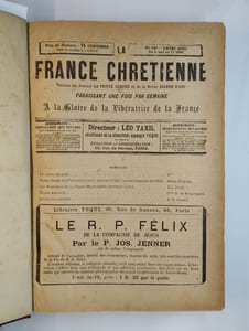 La France chrétienne. N° 240 à 290.