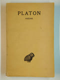uvres compl&egrave;tes Tome IV 3&egrave;me part.... PLATON,