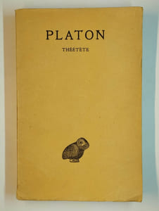 uvres complètes Tome VIII 2ème partie. Théétète.