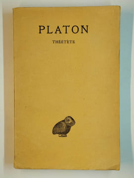 uvres complètes Tome VIII 2ème partie. Théétète.. PLATON,