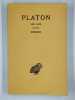 uvres compl&egrave;tes Tome XII 2&egrave;me partie. Les lois (livres XI-XII). Epinomis.. PLATON,