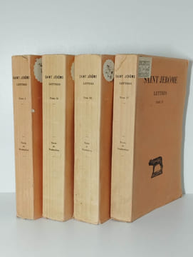 Lettres. Tomes I à IV. 4 vol.. SAINT JEROME,