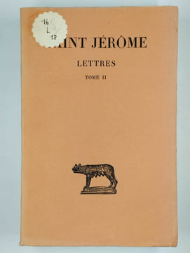 Lettres. Tomes I à IV. 4 vol.. SAINT JEROME,