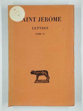 Lettres. Tomes VI et VII. 2 vol.. SAINT JEROME,