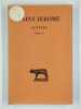 Lettres. Tomes VI et VII. 2 vol.. SAINT JEROME,