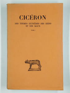 Des termes extrêmes des biens et des maux. Tome I. Livres I-II.