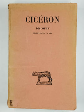 Discours. Tome XX. Philippiques V à XIV.. CICERON,