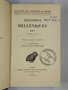 Helléniques. Tome I (Livres I-III). Tome II (livres IV-VII). 2 vol.