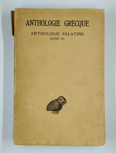 Anthologie grecque. Anthologie Palatine. Tome I (livres I-IV). [Tome II (livre V)]. [Tome III (livre VI)]. [Tome IV (livre VII, épigr. 1-363)]. 4 vol.
