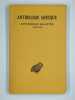 Anthologie grecque. Anthologie Palatine. Tome VI (livre III). [Tome VII (livre IX, &eacute;pigr. 1-358)]. 2 vol.. WALTZ Pierre (tr.),