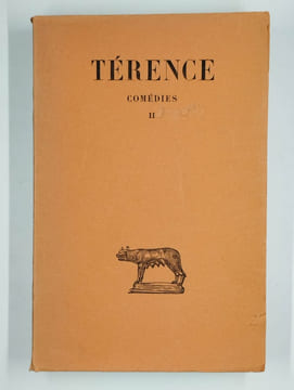 Comédies. Tome I. Andrienne - Eunuque. [Tome II. Heautontimoroumenos - Phormion]. [Tome III. Hécyre - Adelphes]. COMPLET en 3 vol.. TERENCE,