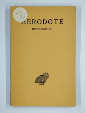 Introduction. Notice préliminaire sur la vie et la personnalité d'Hérodote et sur la présente édition.. HERODOTE, LEGRAND Ph.-E.,