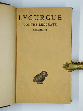 Tome I. La Samienne.. LYCURGUE,