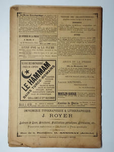 La Plume. Littérature, artistique et sociale. Quatrième année. N° 70. 15 mars 1892.