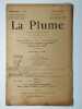 La Plume. Litt&eacute;rature, artistique et sociale. Quatri&egrave;me ann&eacute;e. N&deg; 70. 15 mars 1892.. COLLECTIF,