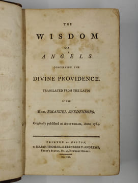 The Wisdom of Angels Concerning the Divine Providence.. SWEDENBORG Emanuel,