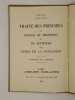 (Pirk&eacute; aboth). Trait&eacute; des principes ou recueil de pr&eacute;ceptes et de sentences des p&egrave;res de la synagogue.. CREHANGE A. (trad.),
