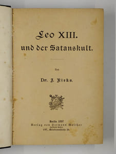 Leo XIII und der satanskult.