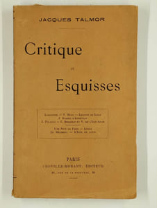 Critique et esquisses.