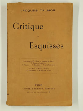 Critique et esquisses.. TALMOR Jacques,