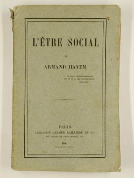 L'être social.. HAYEM Armand,