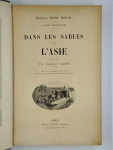 L'Asie inconnue. Dans les sables de l'Asie.